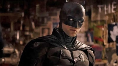 Robert Pattinson in The Batman. Robert Pattinson in The Batman.