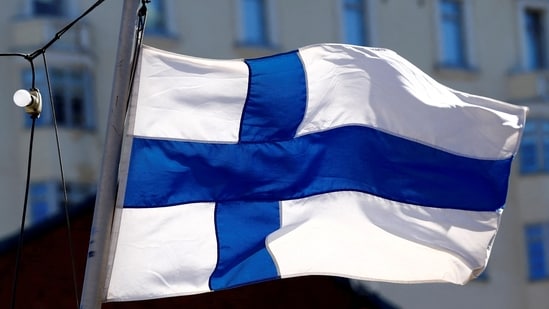 FILE PHOTO: Finland's flag flutters in Helsinki, Finland, May 3, 2017. REUTERS/Ints Kalnins/File Photo