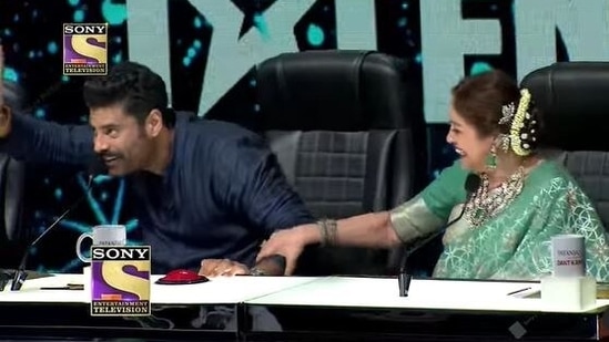 Sikandar Kher and Kirron Kher on India’s Got Talent.