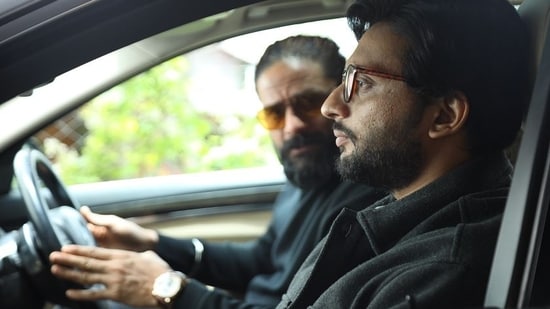 Bloody Brothers review: Jaideep Ahlawat and Mohammed Zeeshan Ayyub in a still from the show.
