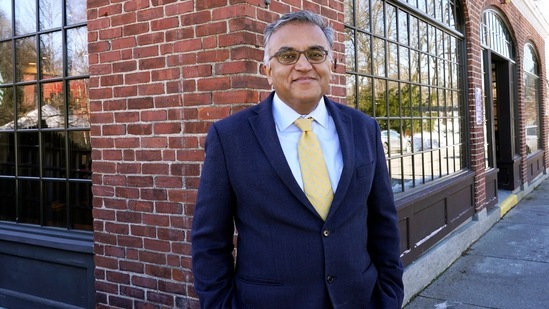 Dr. Ashish Jha, dean of Brown University's School of Public Health, US President Joe Biden's Covid-19 coordinator Jeff Zients and his deputy Natalie Quillian are leaving the administration next month, the White House announced Thursday, March 17, 2022. They will be replaced by Dr. Ashish Jha. (AP Photo/Elise Amendola, File) Dr. Ashish Jha, dean of Brown University's School of Public Health, US President Joe Biden's Covid-19 coordinator Jeff Zients and his deputy Natalie Quillian are leaving the administration next month, the White House announced Thursday, March 17, 2022. They will be replaced by Dr. Ashish Jha. (AP Photo/Elise Amendola, File)