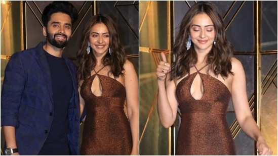 Rakul Preet Singh with Jackky Bhagnani attends Apoorva Mehta's birthday in sultry cut-out dress: See pics(HT Photo/Varinder Chawla)