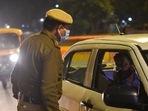 Nearly 200 challans on Holi were for drunk driving, the Delhi Police said. (Amal KS/HT Photo) Nearly 200 challans on Holi were for drunk driving, the Delhi Police said. (Amal KS/HT Photo)