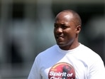 MCC's Brian Lara during nets.