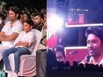 Dhanush and his sons Linga and Yatra and Illayaraaja's Rock with Raaja concert in Chennai on Friday. Dhanush and his sons Linga and Yatra and Illayaraaja's Rock with Raaja concert in Chennai on Friday.