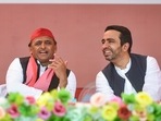 Samajwadi Party president Akhilesh Yadav and RLD chief Jayant Chaudhary. Samajwadi Party president Akhilesh Yadav and RLD chief Jayant Chaudhary.