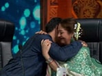 Sikandar Kher and Kirron Kher on India's Got Talent. Sikandar Kher and Kirron Kher on India's Got Talent.