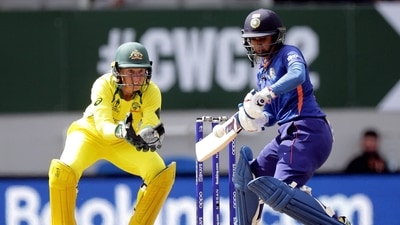 India's skipper Mithali Raj plays a shot during the ICC Women's World Cup 2022 match between India Women and Australia Women, at Eden Park, in Auckland on Saturday. (ANI) India's skipper Mithali Raj plays a shot during the ICC Women's World Cup 2022 match between India Women and Australia Women, at Eden Park, in Auckland on Saturday. (ANI)