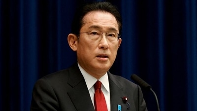 Japan's Prime Minister Fumio Kishida speaks on February 25, 2022, Tokyo, Japan. Rodrigo Reyes Marin/Pool via REUTERS/File Photo (REUTERS)