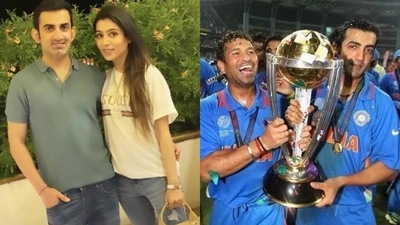 Gautam Gambhir recalls moment when his wife had rejected the offer to come and watch the 2011 World Cup final (Instagram/Gautam Gambhir)