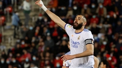 Real Madrid's Karim Benzema. (REUTERS)