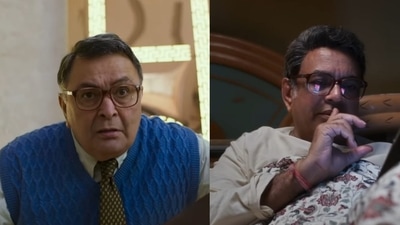 Rishi Kapoor and Paresh Rawal in Sharmaji Namkeen. Rishi Kapoor and Paresh Rawal in Sharmaji Namkeen.