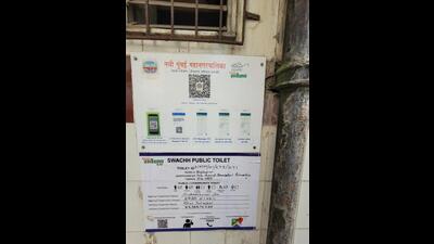 Navi Mumbai Municipal Corporation, in a bid to ensure that the community and public toilets in the city are kept neat, had launched the QR code system in February 2021. (BACHCHAN KUMAR/HT PHOTO)