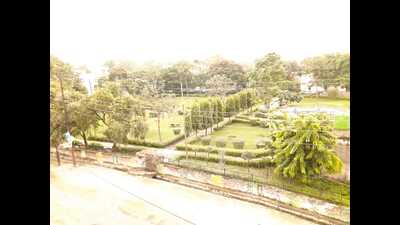 Patel Nagar park in Alambagh area of Lucknow, developed by LMC (HT Photo)