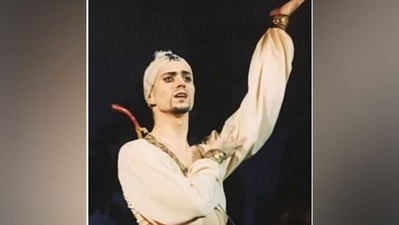 Ukrainian ballet dancer Artyom Datsishin. (ANI)