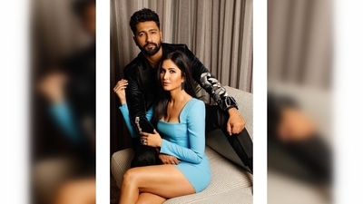 Katrina Kaif shared two pictures with her husband on her Instagram handle and wrote, "About Last Night." (Instagram/@katrinakaif) Katrina Kaif shared two pictures with her husband on her Instagram handle and wrote, "About Last Night." (Instagram/@katrinakaif)
