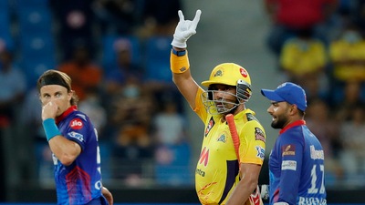 Uthappa during a game against Delhi Capitals in IPL 2021. (ANI) Uthappa during a game against Delhi Capitals in IPL 2021. (ANI)