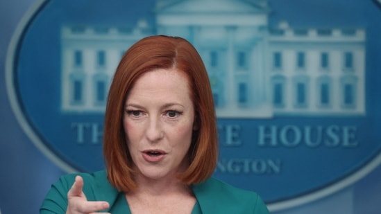 White House press secretary Jen Psaki holds a press briefing at the White House in this file photo. REUTERS/Leah Millis(REUTERS)