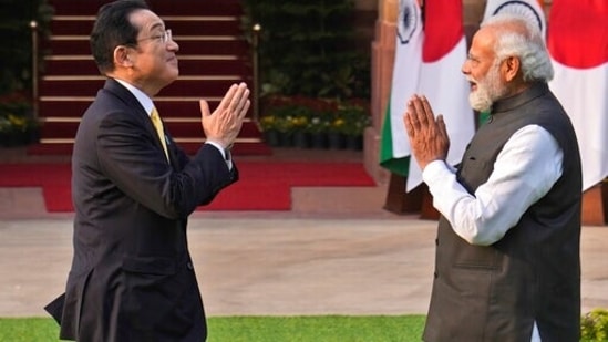 Japanese Prime Minister is scheduled to participate in the 14th India-Japan Annual Summit, besides holding bilateral talks with PM Modi.(AP)