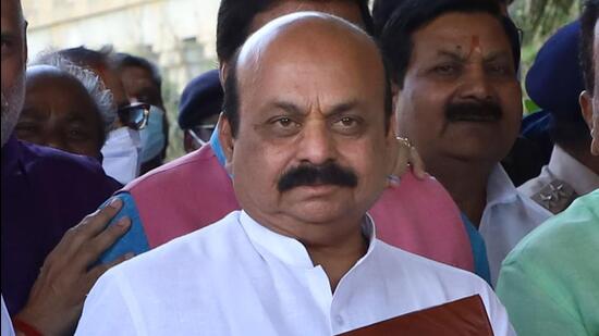 While appealing not to create a controversy over the issue, Karnataka chief minister Basavaraj Bommai said that religious scripture would increase the intelligence level of the students (PTI) While appealing not to create a controversy over the issue, Karnataka chief minister Basavaraj Bommai said that religious scripture would increase the intelligence level of the students (PTI)