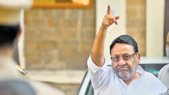 Maharashtra minister and NCP leader Nawab Malik.
