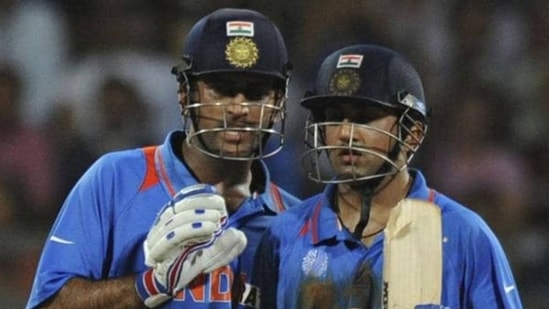 MS Dhoni and Gautam Gambhir MS Dhoni and Gautam Gambhir