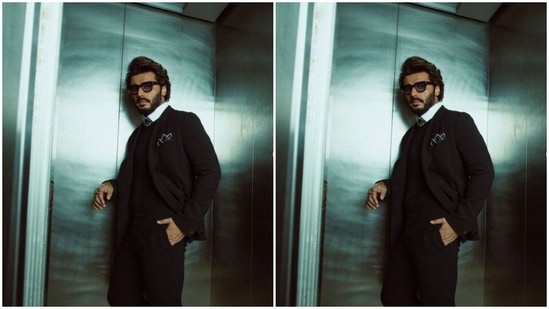 In black formal shoes and tinted shades, Arjun further accessorised his look.(Instagram/@arjunkapoor)