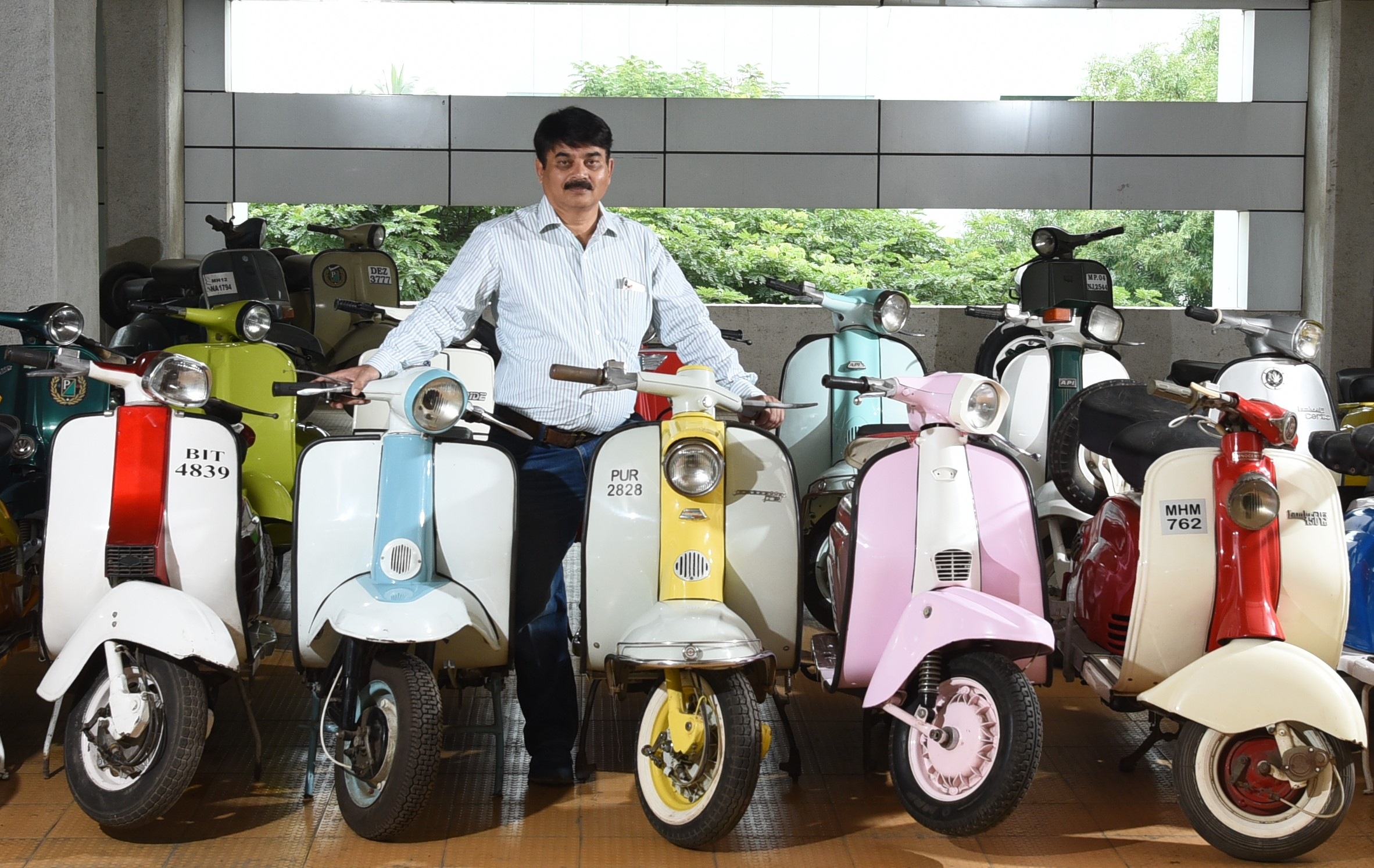 Kenjale has been amassing two-wheelers for over 35 years. His collection of 500 vehicles is now slowly being restored and moved to the museum. ‘My goal is to preserve a sample of every two-wheeler to ever run on Indian roads,’ he says. (Image courtesy Vintage Miles)