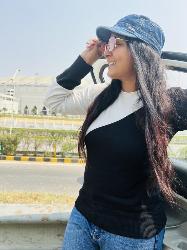 Anjana Singh on her visit to hometown Lucknow. (HT Photo) Anjana Singh on her visit to hometown Lucknow. (HT Photo)