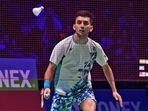 Lakshya Sen vs Viktor Axelsen, All England Open 2022 Final Live Streaming: Lakshya Sen eyes the shuttlecock,(AP)