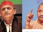 Samajwadi Party chief Akhilesh Yadav and UP chief minister Yogi Adityanath. Samajwadi Party chief Akhilesh Yadav and UP chief minister Yogi Adityanath. 