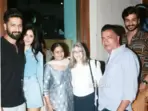Vicky Kaushal, Katrina Kaif, Veena Kaushal, Suzanne Turquotte, Sunny Kaushal and Sham Kaushal.