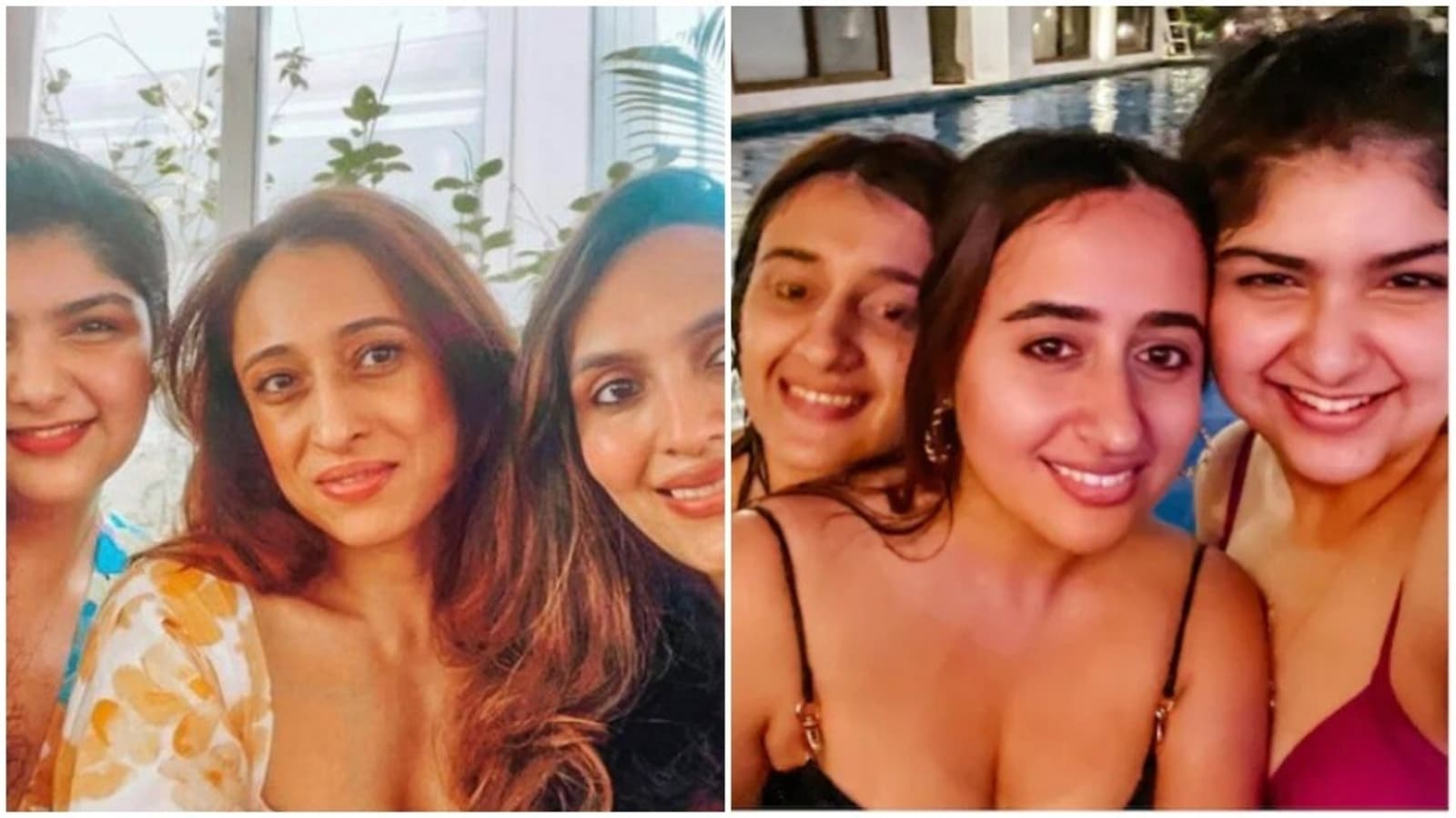 Anshula Kapoor shares pictures as Natasha Dalal hosts baby shower for sister-in-law Jaanvi Dhawan. See pics