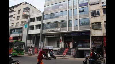 Rao college is located at the Status Point building on Tilak road. (Ravindra Joshi/HT PHOTO) Rao college is located at the Status Point building on Tilak road. (Ravindra Joshi/HT PHOTO)