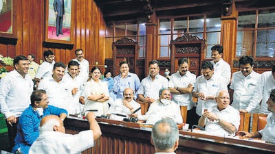 The statement comes a day after Karnataka chief minister Basavaraj Bommai defended the state government’s plans to introduce the Hindu scripture in state schools, saying that it imparts moral values. (ANI) The statement comes a day after Karnataka chief minister Basavaraj Bommai defended the state government’s plans to introduce the Hindu scripture in state schools, saying that it imparts moral values. (ANI)