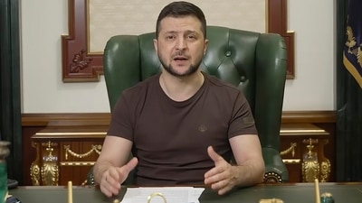 Ukrainian President Volodymyr Zelenskyy. (AP) Ukrainian President Volodymyr Zelenskyy. (AP)