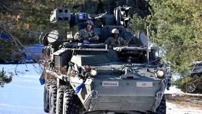 The Patriot system will be part of a new NATO battlegroup in Slovakia, which neighbours Ukraine. (AP) The Patriot system will be part of a new NATO battlegroup in Slovakia, which neighbours Ukraine. (AP)