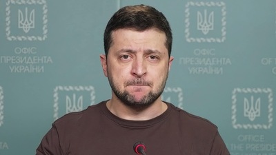 Ukrainian President Volodymyr Zelenskyy (Ukrainian Presidential Press Office via AP) (AP) Ukrainian President Volodymyr Zelenskyy (Ukrainian Presidential Press Office via AP) (AP)