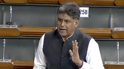 Congress leader Manish Tewari, who is Lok Sabha member from Anandpur Sahib in Punjab. (ANI)