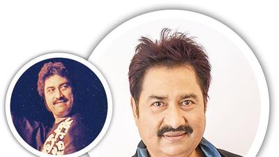 Kumar Sanu at 22 (left) and at 59 (right) Kumar Sanu at 22 (left) and at 59 (right)