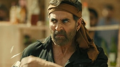 Akshay Kumar in Bachchhan Paandey.