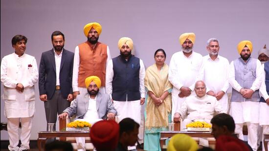 While 12 of the MLAs elected from the district are greenhorns, a number of founder members of the party including two-time Jagraon MLA Sarvjit Kaur Manuke, Gill MLA Jiwan Singh Sangowal, and Ludhiana South MLA Rajinder Pal Kaur Chhina have also been elected as members of legislative assembly. (Sanjeev Sharma/HT) While 12 of the MLAs elected from the district are greenhorns, a number of founder members of the party including two-time Jagraon MLA Sarvjit Kaur Manuke, Gill MLA Jiwan Singh Sangowal, and Ludhiana South MLA Rajinder Pal Kaur Chhina have also been elected as members of legislative assembly. (Sanjeev Sharma/HT)