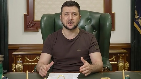 Ukrainian President Volodymyr Zelenskyy. (AP)