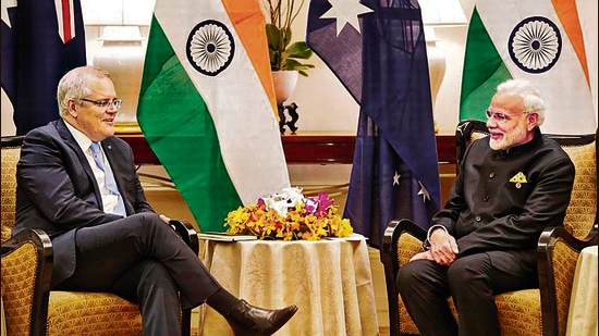 Prime Minister Narendra Modi and his Australian counterpart Scott Morrison are expected to unveil a slew of initiatives to enhance cooperation in several areas. (PTI file)