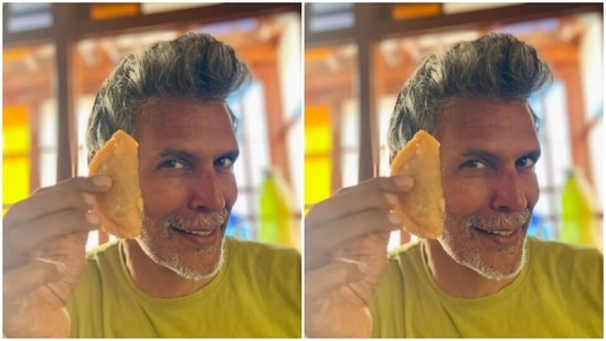 After relishing Holi-special gujjias, Milind Soman shares fitness-related tips(Instagram/@milindrunning)