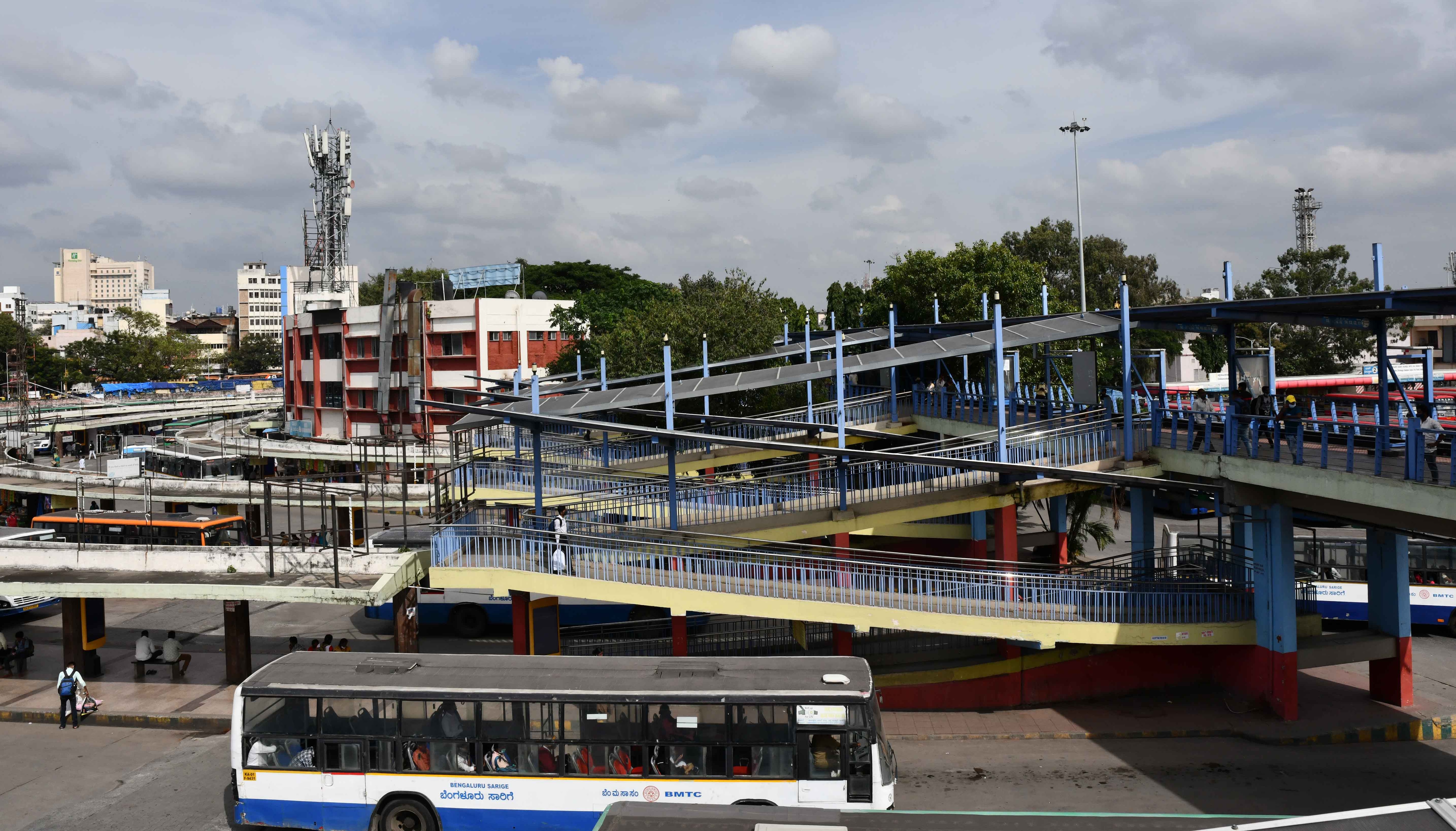 Bangalore Metropolitan Transport Corporation (BMTC) is planning to make its buses conductor-less from next year onwards. (Photo by Samuel Rajkumar/ Hindustan Times)