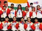 India's Youth girls returned with 12 medals at the Asian Junior and Youth Championship in Amman, Jordan. Overall, the country won 39 medals at the event.(BFI) India's Youth girls returned with 12 medals at the Asian Junior and Youth Championship in Amman, Jordan. Overall, the country won 39 medals at the event.(BFI)