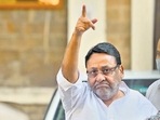 File photo of Maharashtra minister and NCP leader Nawab Malik. File photo of Maharashtra minister and NCP leader Nawab Malik.