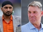 Harbhajan Singh and the late great Shane Warne.  (Getty Images)