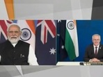 Prime Minister Narendra Modi and Australia PM Scott Morrison. Prime Minister Narendra Modi and Australia PM Scott Morrison.